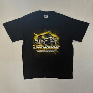 Magnum Weight Ryan Newman NASCAR T-Shirt Kids Medium Black Army Strong 39 Racing
